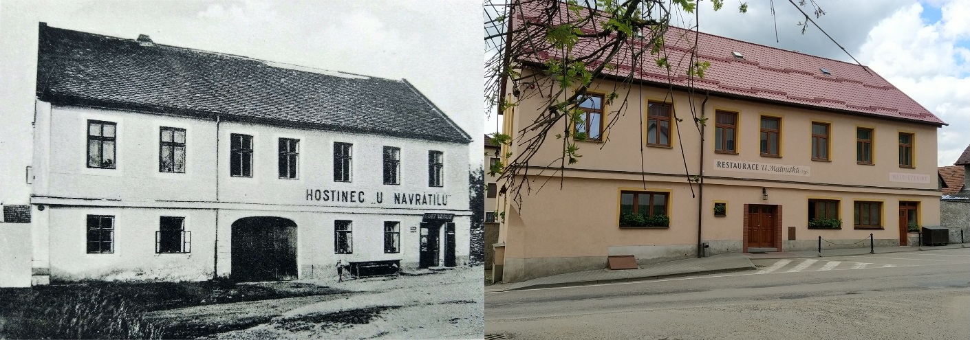 Hostinec U Navrátilů v roce 1920