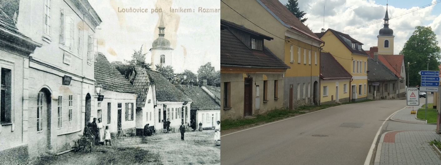 Vlašimská ulice v roce 1920