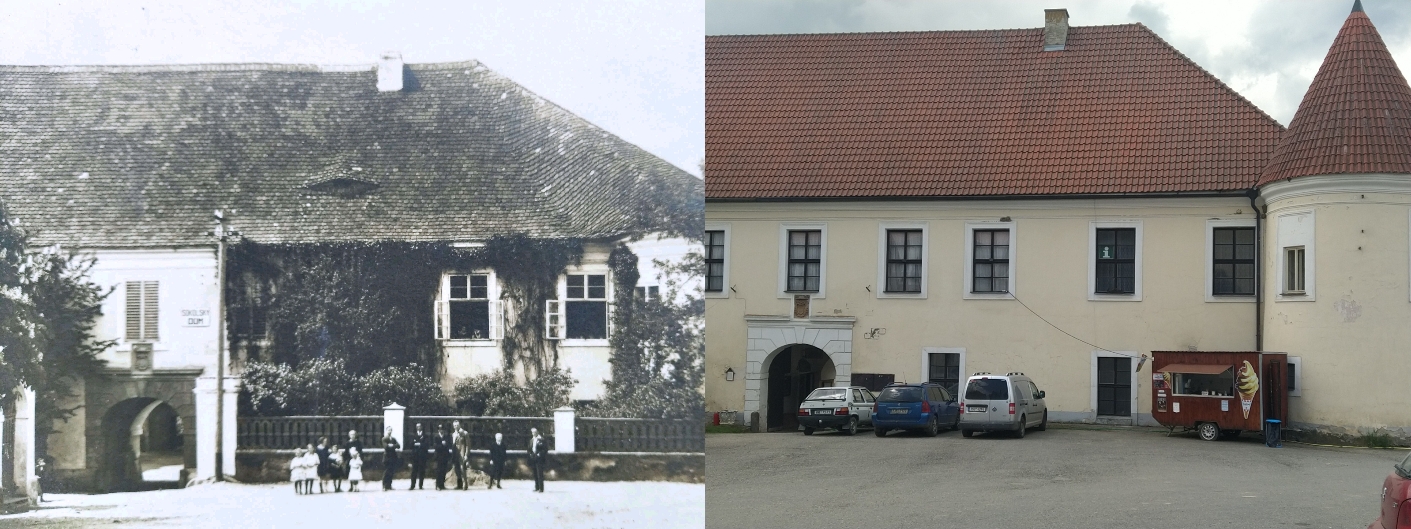 Zámek v roce 1925